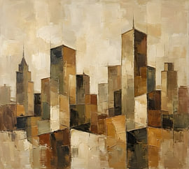 Erdtöne – Skyline von New York