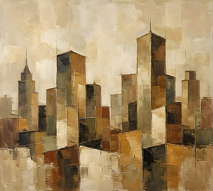 Aardetinten Skyline New York