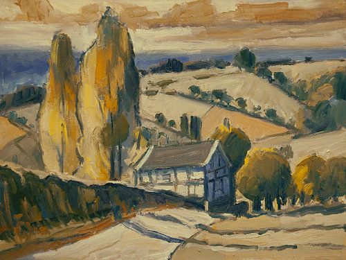 Boerderij bergafwaarts