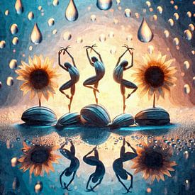 Danseuses tournesols sur Sabine Wagner