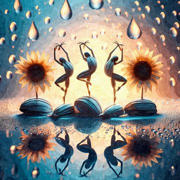 Sonnenblumen‑Tänzerinnen
