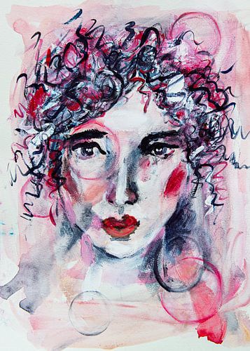 Portrait femme "Frutsely" sous le charme de l'anneau