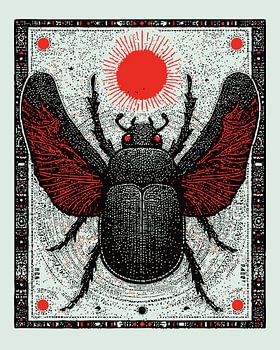Sacred Scarab - Ancient Egyptian Charm - Gothic