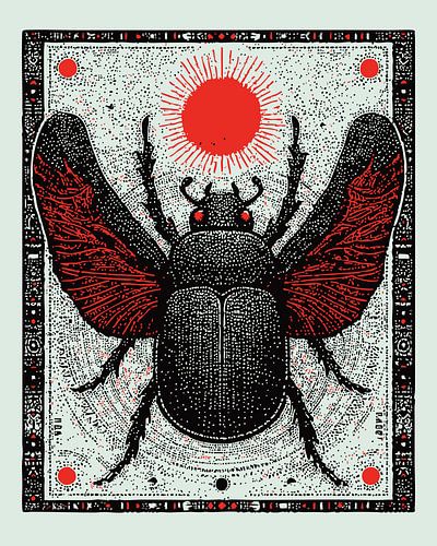 Sacred Scarab - Ancient Egyptian Charm - Gothic