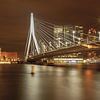 Rotterdamse Erasmusbrug 'by night sur René Groeneveld