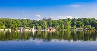 Panorama van de rivier de Roer het Bladeney meer in Essen van Marc Venema thumbnail