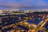 Paysage urbain d'Utrecht - vue du matin sur le château d'eau Amsterdamsestraatweg par Russcher Tekst & Beeld Aperçu