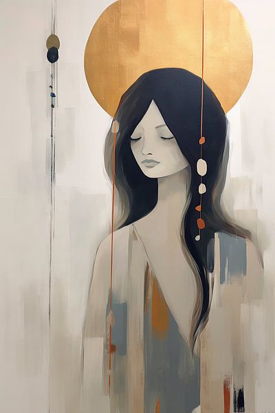 Taupe by ARTEO Paintings