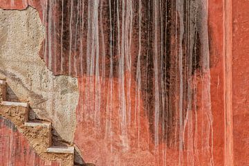 Treppen, Wände und Farben. Leuchtende Farben. Einzigartige Kombination. Einfaches Leben von Tjeerd Kruse