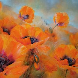Rode klaprozen van Annette Schmucker