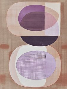 Moderne und abstrakte Formen in Pastellfarben