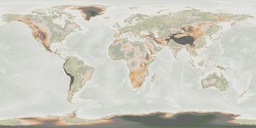 Japandi world map