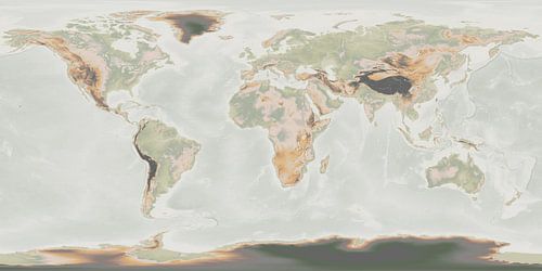 Japandi Weltkarte