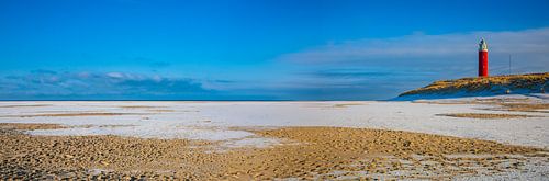Vuurtoren Texel in de winter