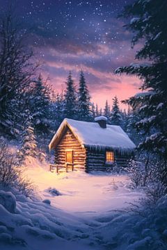 Winterhut van Poster Art Shop
