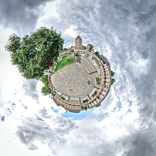 Mini-planeet 360° - La Petite France in Straatsburg