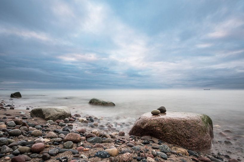 Steine an der Ostseeküste van Rico Ködder