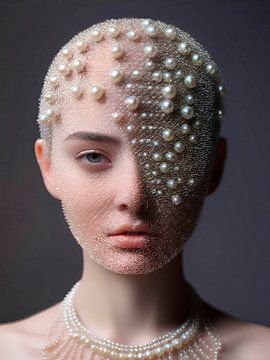 Perlenmädchen von Olga Sosova