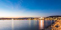 Skyline van Cannes in Frankrijk van Werner Dieterich thumbnail
