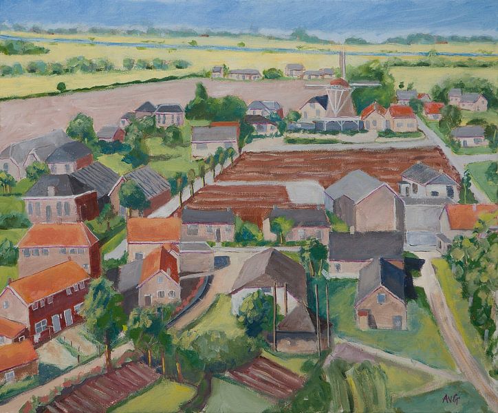 Zalk vom Turm von Antonie van Gelder Beeldend kunstenaar