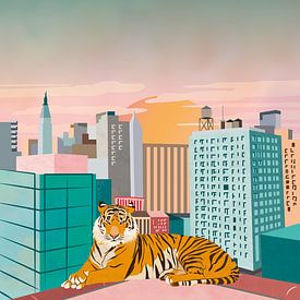 New York Tiger von Kyra Verboord