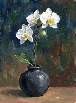 « Les murmures des orchidées blanches »