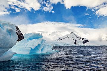 De ijsbergen van Antarctica van Roland Brack