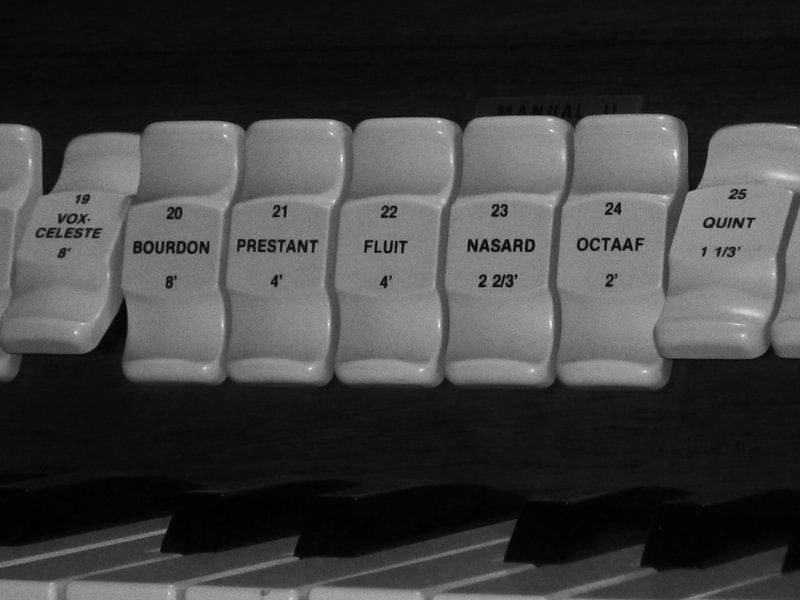 Orgel Registers by Veluws