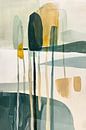 Landschap abstract van Modern Collection thumbnail