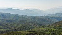 Mountains in the fog