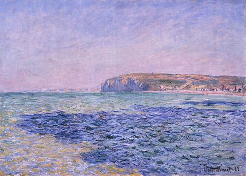 Schaduwen op zee. De kliffen bij Pourville, Claude Monet