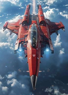 Vlieg de toekomst in met de Crimson Valkyrie van Randy Barbara