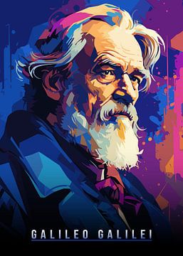 Galileo Legende Pop-art van Qreative
