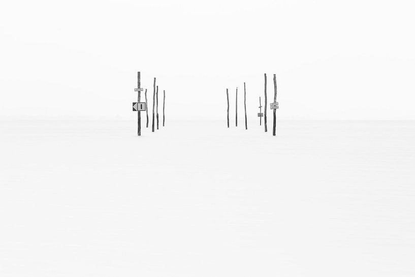 Silence I B&amp;W by Silvia Thiel