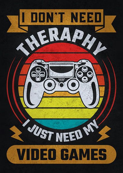 Therapie vs Videogames van Steven Kingsbury