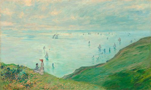 Kliffen bij Pourville, Claude Monet