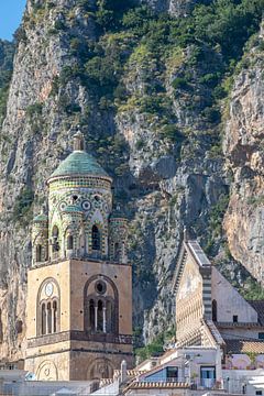 Amalfi Cathedral against a spectacular rocky backdrop by t.ART