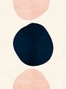 Pink & Blaue abstrakte Formen von MDRN HOME Miniaturansicht