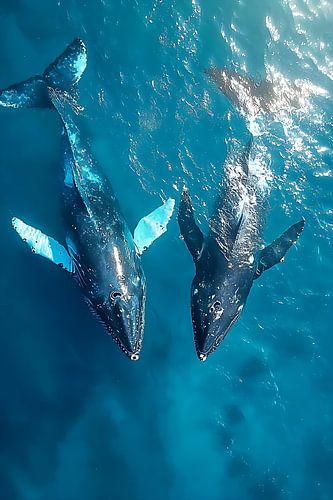 Humpback whales / Whales in the ocean