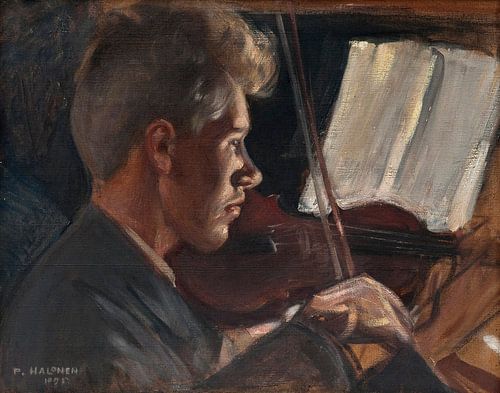 Pekka Halonen – The Violinist, 1900 by Atelier Liesjes