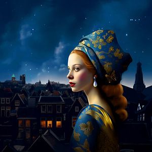 Haarlem by night by OEVER.ART