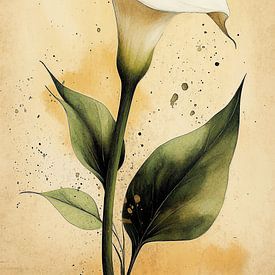 Calla-Lilie in Sepia Nr.2 von Studio BB