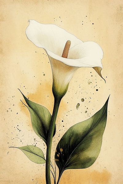 Calla Lily en sépia n°2 par Studio BB