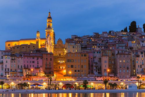 Een avond in Menton, Frankrijk