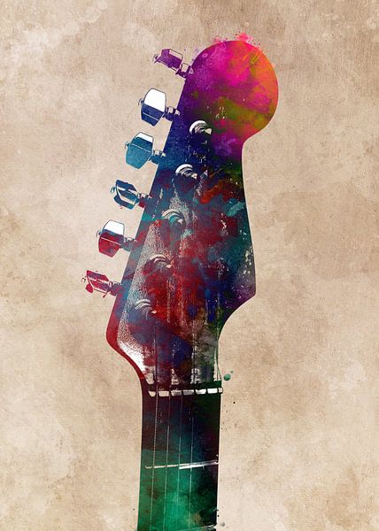 Guitar 7 music art #guitar #music by JBJart Justyna Jaszke