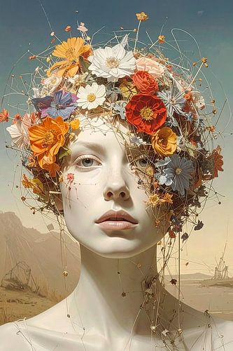 Model in de natuur...