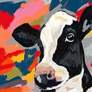 schilderij van een koe van Nicole Habets thumbnail
