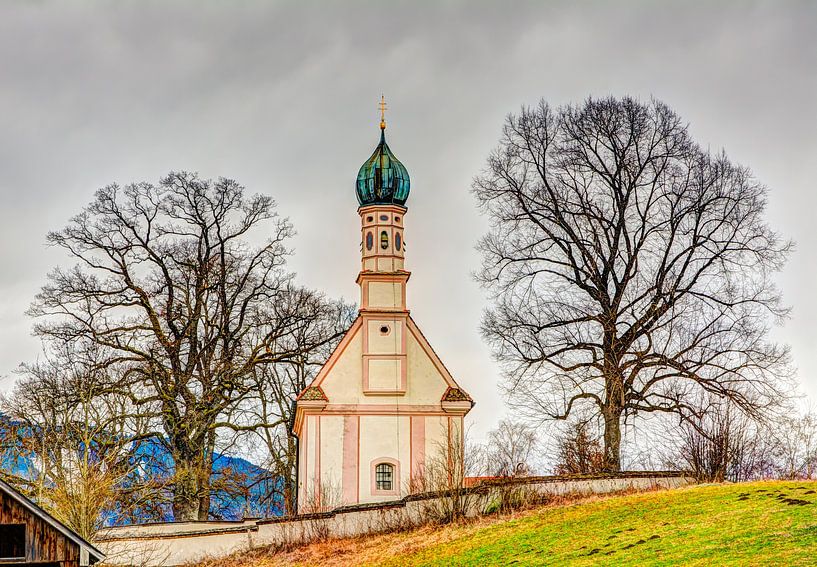 Church in the Murnauer Moos by ManfredFotos
