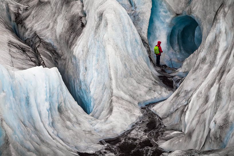 Randonnée dans les glaciers, Islande par Martijn Smeets