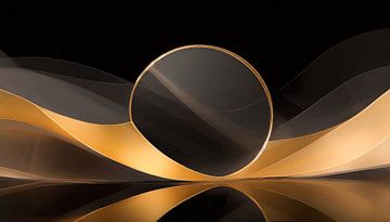 Kugel mit Gold Farben von Mustafa Kurnaz